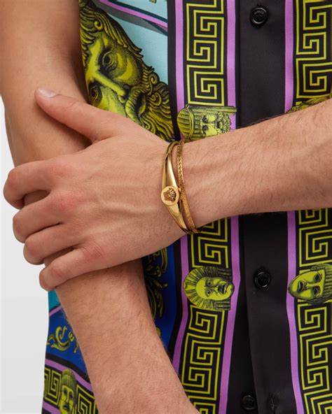 versace men's bracelet|versace pendant men's.